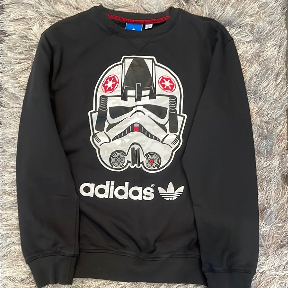 Adidas x Star Wars Black Crewneck Sweater